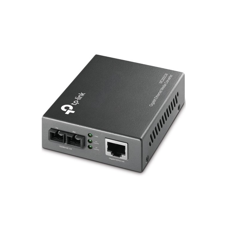 TP-Link Omada MC200CM convertidor de medio 1000 Mbit s 850 nm Multimodo Negro MC200CM V2