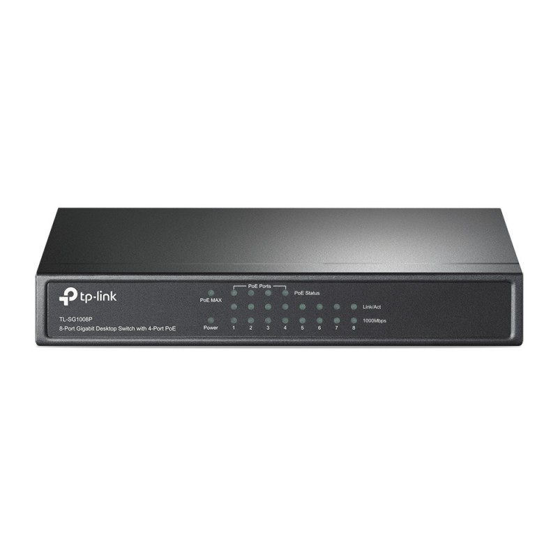 TP-Link TL-SG1008P switch No administrado Gigabit Ethernet (10 100 1000) Energía sobre Ethernet (PoE TL-SG1008P V2