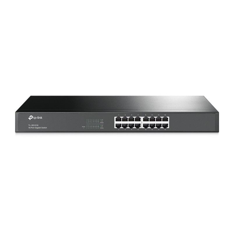 TP-Link TL-SG1016 switch No administrado Gigabit Ethernet (10 100 1000) 1U Negro TL-SG1016 V2