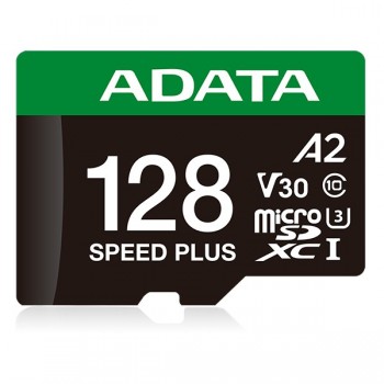 ADATA Speed Plus 128GB MicroSDXC Class 3 (U3) - Clase 10 UD128GUI3V30A2SP-RA1
