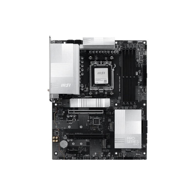 MSI PRO X870E-S EVO WIFI - Socket AM5 - ATX - AMD X870E 911-7E86-003