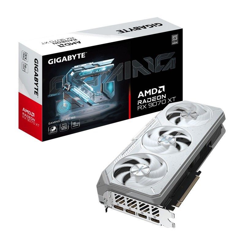 GIGABYTE Radeon RX 9070 XT GAMING OC ICE 16G  9VR907XTGI-00-G10