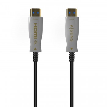 AISENS Cable HDMI V2.0 AOC Premium Alta Velocidad   Hec 4K@60Hz 4 4 4 18Gbps, A M-A M, Negro, 100m A148-0698
