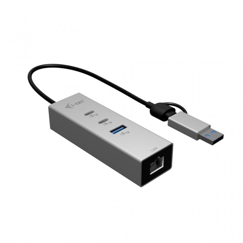 i-tec CAMETALG325HUB - USB-C USB-A - 2.5GbE - Hub Multifunción