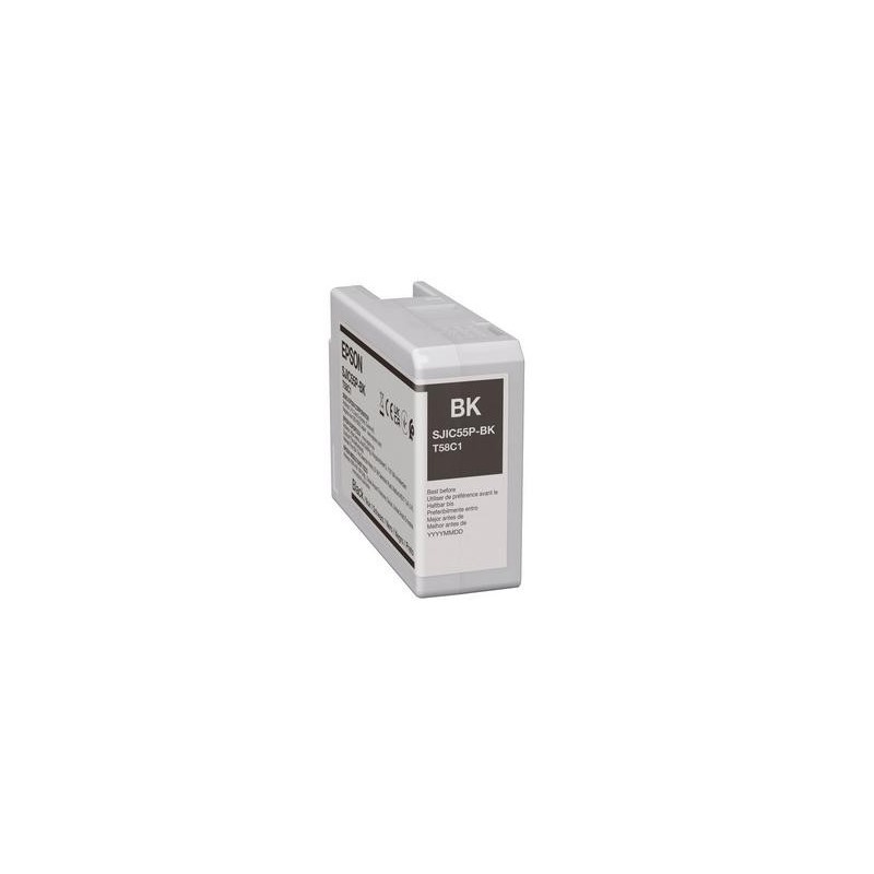 Epson SJIC55 - Cartucho de tinta original - Negro C13T58C140