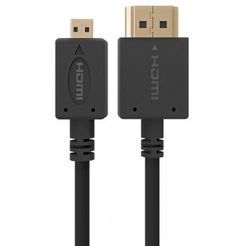 Cable HDMI Gembird 4.5m HDMI Tipo A a Micro HDMI Tipo D 4K UHD 3D Negro CC-HDMID-15