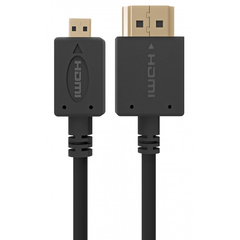 Cable HDMI Gembird 4.5m HDMI Tipo A a Micro HDMI Tipo D 4K UHD 3D Negro CC-HDMID-15