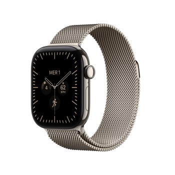 Apple Watch Series 12 (GPS + Cellular) - Caja de titanio en color natural (42 mm) - Pulsera Milanese MJGH4QL A