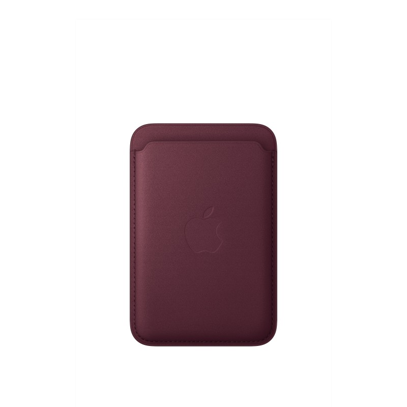 iPhone FineWoven Wallet with MagSafe – Burgundy MK9H4ZM A