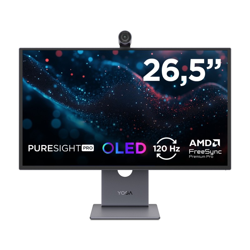Lenovo Yoga Pro 27UD-10 Monitor - 26.5" 4K Ultra HD - QD-OLED - Negro - 120Hz 67E5RAC2EU