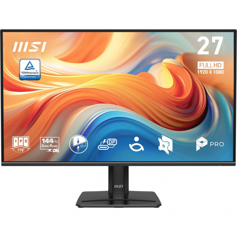 MSI Pro MP272 E14C - 27" Full HD - LED - Negro - 144Hz 9S6-3PE8CM-001