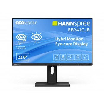 Hannspree Hybri Monitor EB241CJB - 23.8" Full HD - LCD - Negro - 75Hz