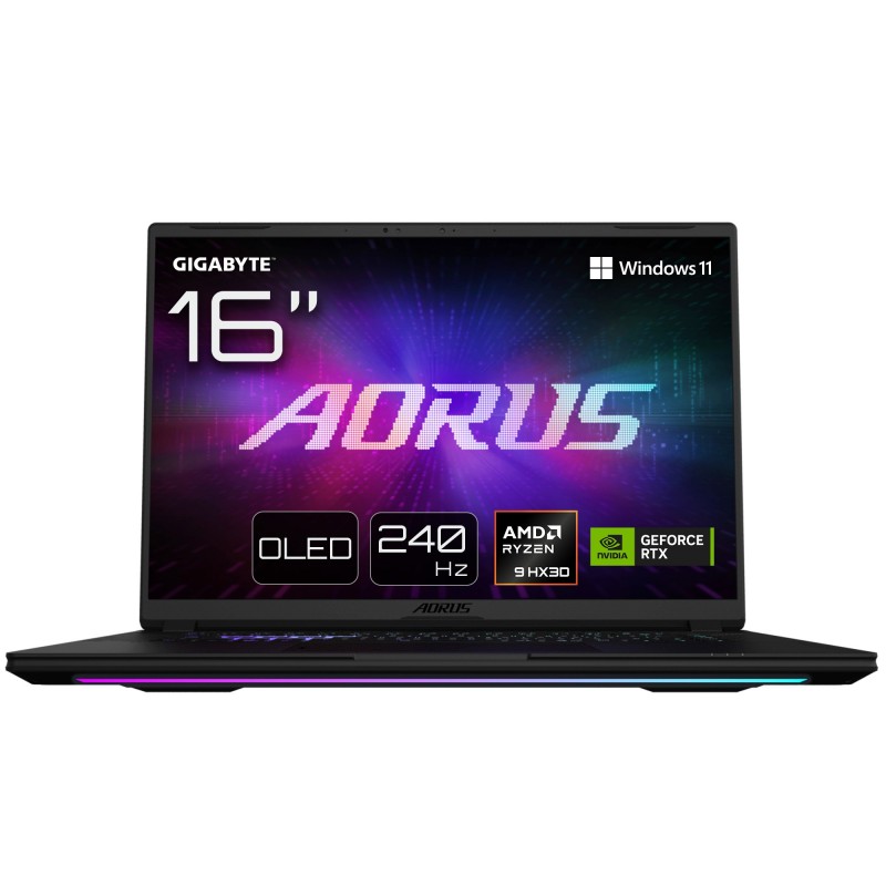 GIGABYTE AORUS MASTER 16 Portátil Gaming - 16.0“ Negro - 16" - AMD Ryzen 9 - 32GB - 1000GB SSD - NVI 9RAM6AC8YJ1IJHYES002