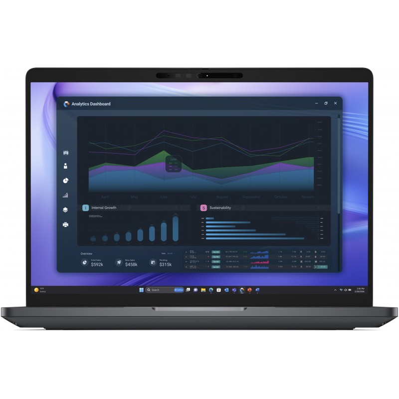 DELL Pro Precision 5 14 PW514261 Negro - 14" - Intel Core Ultra 7 - 32GB - 1000GB SSD - NVIDIA RTX P J9CHR