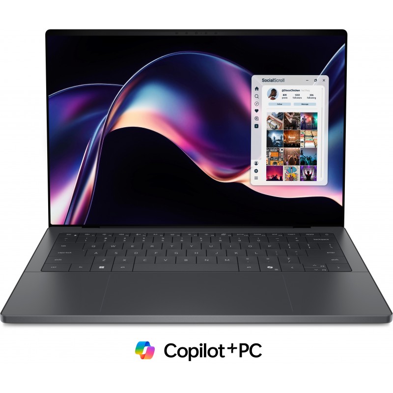 DELL XPS 14 DA14260 Grafito - 14" - Intel Core Ultra X7 - 32GB - 1000GB SSD - Windows 11 Pro 9G26W