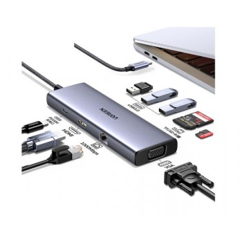 Ugreen Revodok USB-C 6-IN-1 Hub met 4K HDMI USB Tipo C 10000 Mbit s UG15600