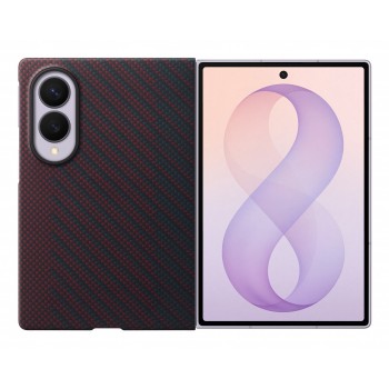 Funda Carbono Rojo para Samsung Z Fold8 EF-KF971SREGWW
