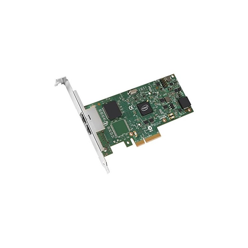 (Reacondicionado) Intel I350T2V2 adaptador y tarjeta de red Ethernet 1000 Mbit s Interno