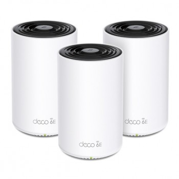 TP-Link Deco XE75 Tribanda (2.4 GHz   5 GHz   6 GHz) Wi-Fi 6E (802.11ax) Blanco 3 Interno DECO XE75(3-PACK)