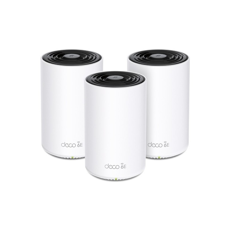 TP-Link Deco XE75 Tribanda (2.4 GHz   5 GHz   6 GHz) Wi-Fi 6E (802.11ax) Blanco 3 Interno DECO XE75(3-PACK)