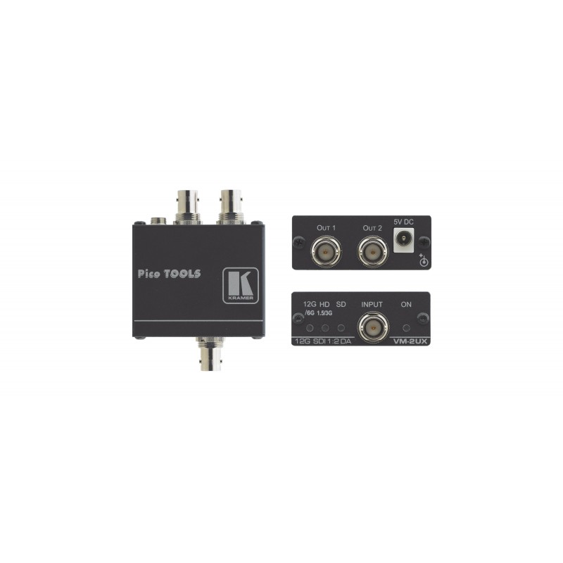 Kramer Electronics VM-2UX amplificador de línea de video Negro 10-80444090