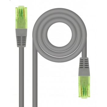 Nanocable Cable de Red Latiguillo RJ45 CAT.6 UTP AWG26 CCA, Gris, 20 m 10.20.1420