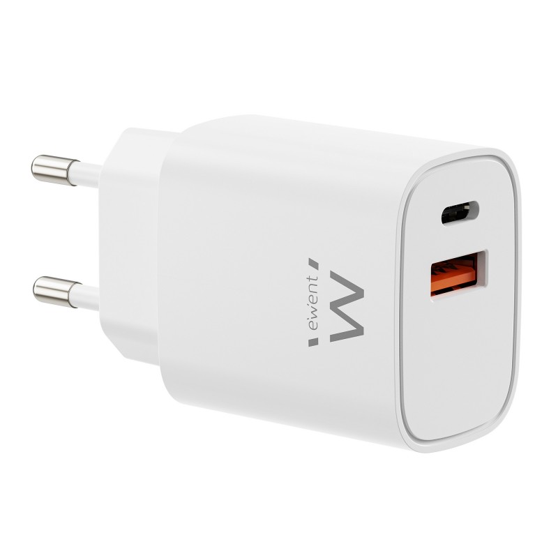 Ewent EW1326 - USB-C   USB-A - 30W - Blanco