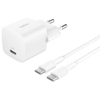 Belkin BoostCharge - 25W - USB-C PD 3.1 - PPS - Blanco WCA012KQ1MWH-B6