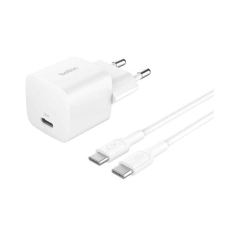 Belkin BoostCharge - 25W - USB-C PD 3.1 - PPS - Blanco WCA012KQ1MWH-B6