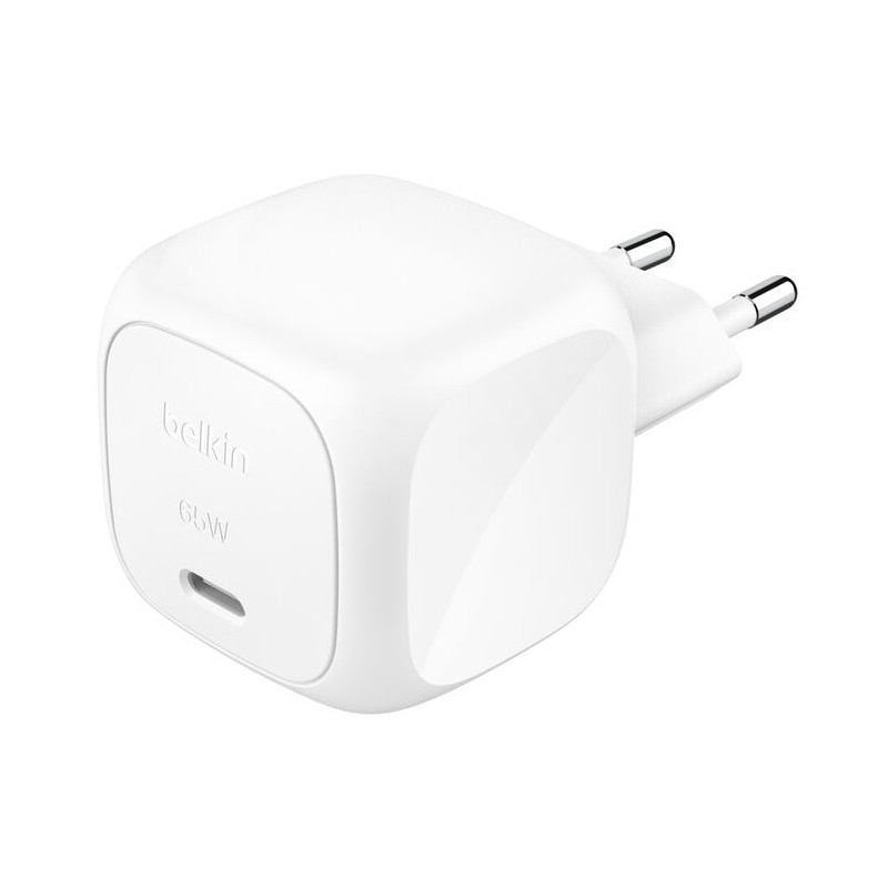 Belkin BoostCharge - 65W - USB-C - Blanco - Carga rápida WCA011KQWH