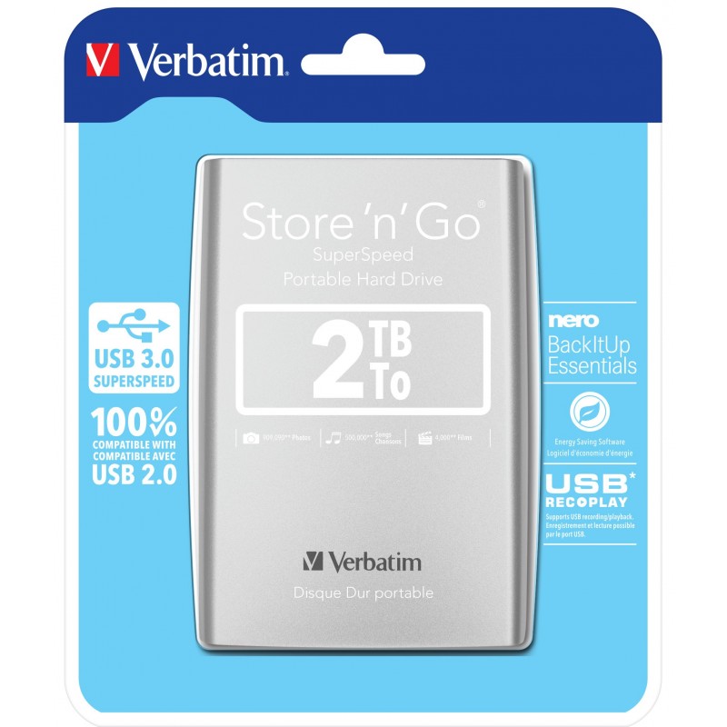 Verbatim Store 'n' Go USB 3.0 - 2TB 53189