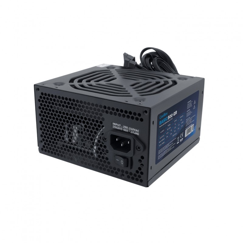 (Desprecintado) CoolBox Fuente.Alim ATX COOLBOX BASIC 500GR COO-FA500B-BKB