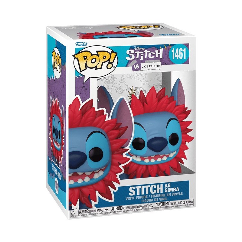 Funko Pop! Disney  Stitch in Costume - Stitch as Simba 1461 75164Funko