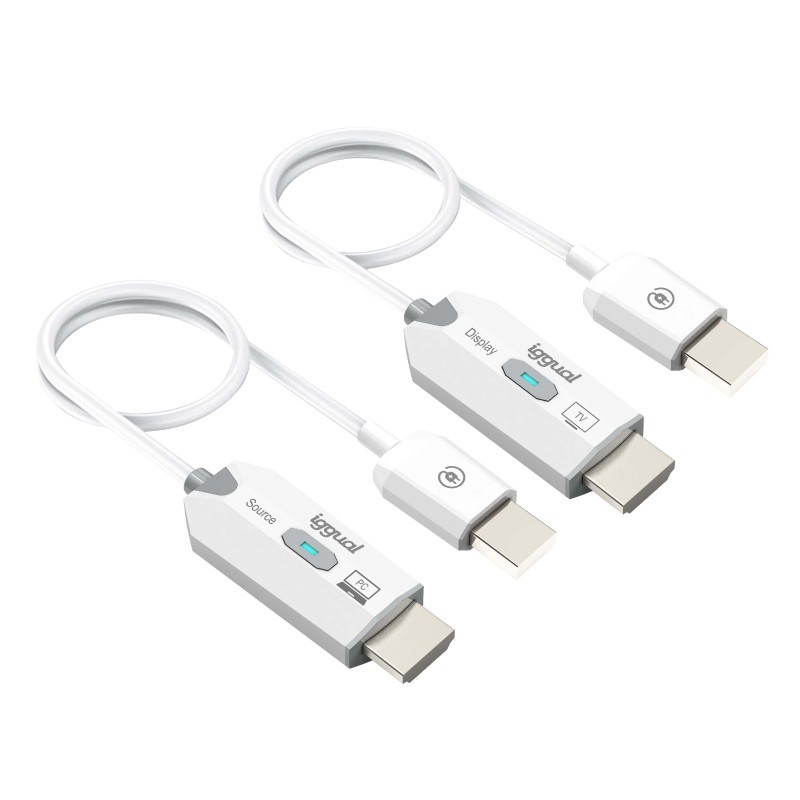 iggual Transmisor y receptor HDMI FHD inalámbrico IGG320457