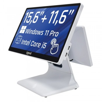 iggual TPV dual 15,6+11,6 i5 8350U 8+256G W11 Blan IGG321027