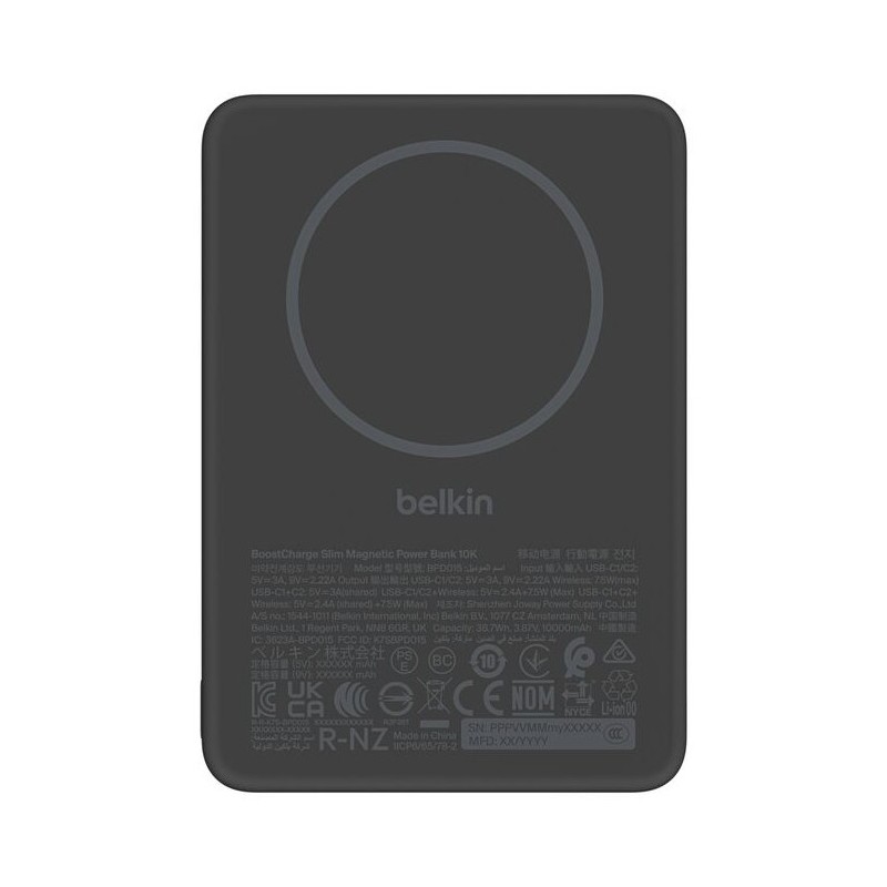 Belkin BPD015HQBK Negro - 10000 mAh