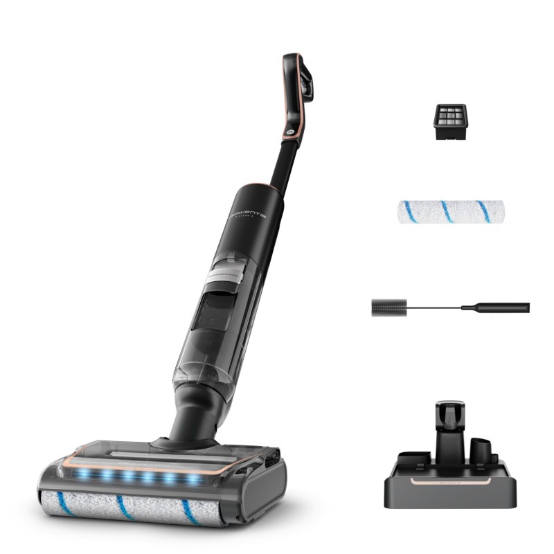 Rowenta X-Clean 7 GZ5736E0 - 2 en 1 - Aspiradora de pie y escoba - Batería - Seca y húmeda - Sin bol