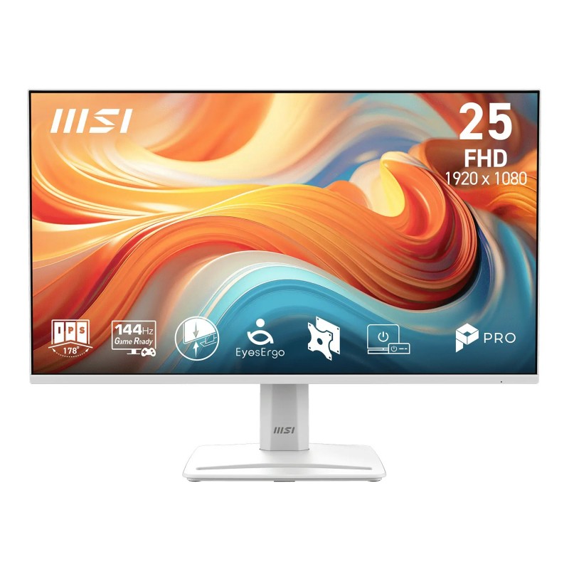 MSI Pro MP251W E14A - 24.5" Full HD - LED - Blanco - 144Hz 9S6-3PD2CM-076