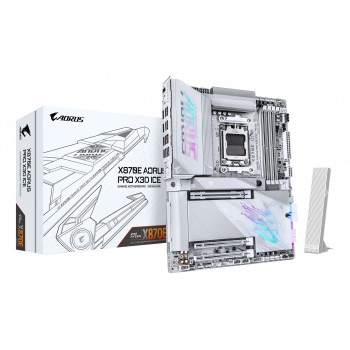 GIGABYTE X870E AORUS PRO X3D ICE Placa Base - Socket AM5 - ATX - AMD X870E 9MX87EPXE-00-G10