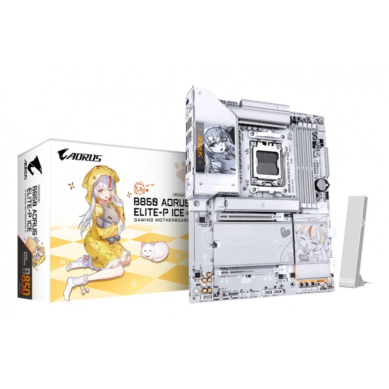 GIGABYTE B850 AORUS ELITE-P ICE Placa Base - Socket AM5 - ATX - AMD B850 9MB85EP7E-00-G10