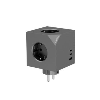 CoolBox CUBIK - 3 Schuko - 2 USB-C PD 20W - 1 USB-A 15W - 4000W COO-BEN-CU-CUBE