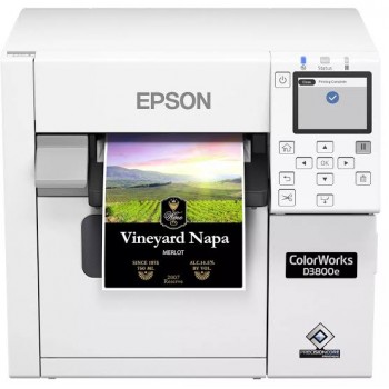 Epson ColorWorks CW-D3800e - Impresora de etiquetas a color - Inyección de tinta - Conectividad por  C31CK03202