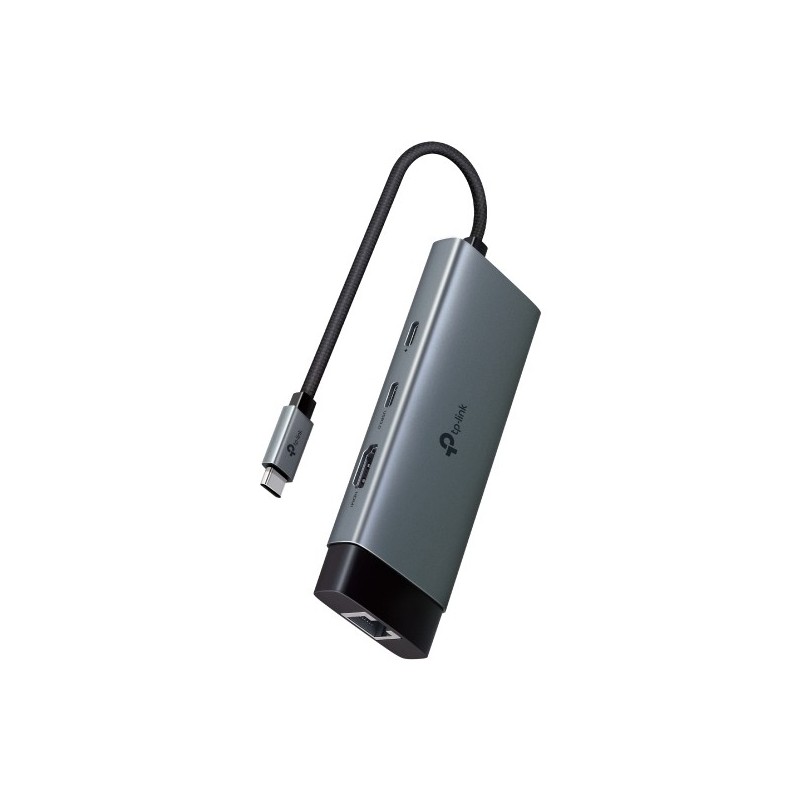 (Reacondicionado) TP-Link UH6120C hub de interfaz USB Tipo C Gris