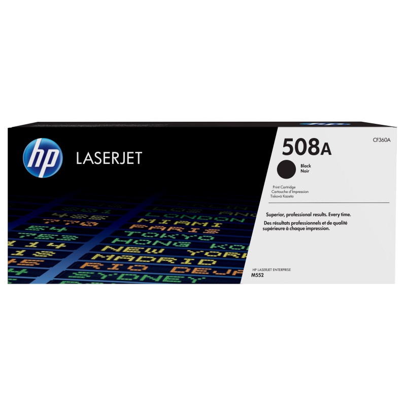 Cartucho de tóner original LaserJet 508A negro CF360A