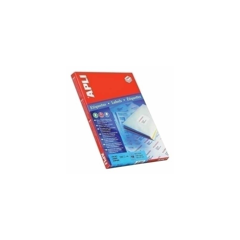 APLI Labels Round corners 99.1 x 67.7mm, Blanco, A4, 99,1 mm, 67,7 mm, 220 x 310 x 20 mm, 800 pieza( 2420