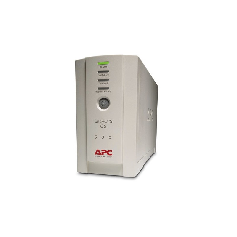 APC Back-UPS CS 500 - UPS ( externa ) - CA 230 V - 500 VA - batería de UPS Ácido de plomo - 4 conect BK500EIDUP1