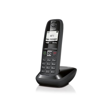 Gigaset AS405, Teléfono DECT, Escritorio pared, Blanco, Auricular, Digital, 100 entradas SI-AS405W