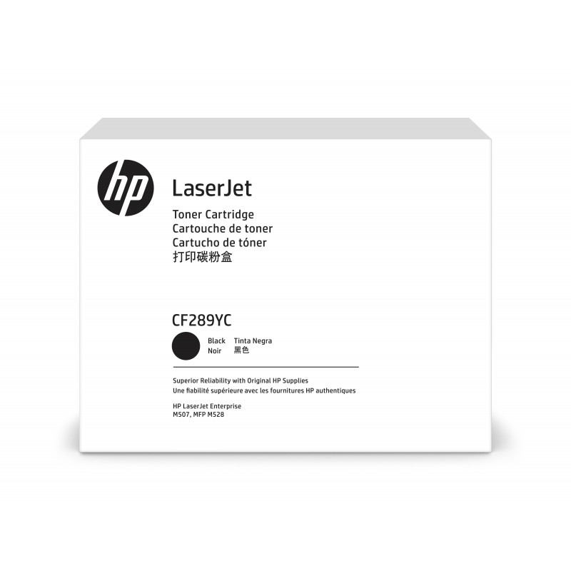 HP 89Y Blk Contract LJ Toner Cartridge Original Negro 1 pieza(s) CF289YC